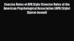 Read Concise Rules of APA Style (Concise Rules of the American Psychological Association (APA)