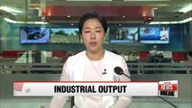 Korea's industrial output fell 0.8% in April m/m