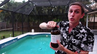 Pouring Liquid Nitrogen in a Pool - (I set my pool on fire!!) - YouTube