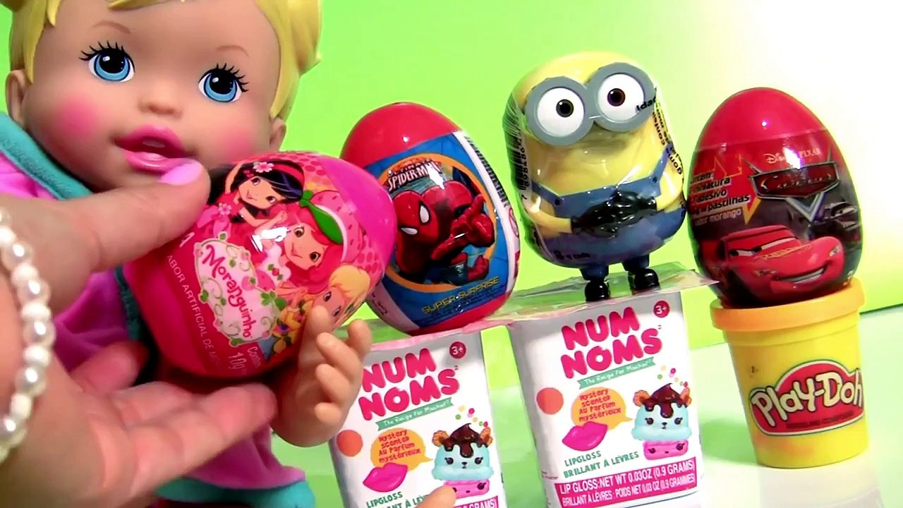 Shopkins NUM NOMS Surprise Eggs SpongeBob Peppa Pig Dory My Little Pony MASHEMS FunToyzCollector