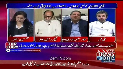 saleem mandvi wala rejecting the G.D.P figures claimed by prime minister & disclosing reality