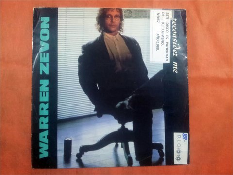 WARREN ZEVON.(RECONSIDER ME.)(12''.)(1988.)
