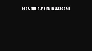 EBOOK ONLINE Joe Cronin: A Life in Baseball  BOOK ONLINE