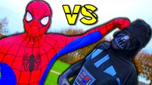 SUPERHERO MOVIES IRL _ Star Wars Battle SPIDERMAN vs DARTH VADER - In Real Life _ Superhero movie (1080p)