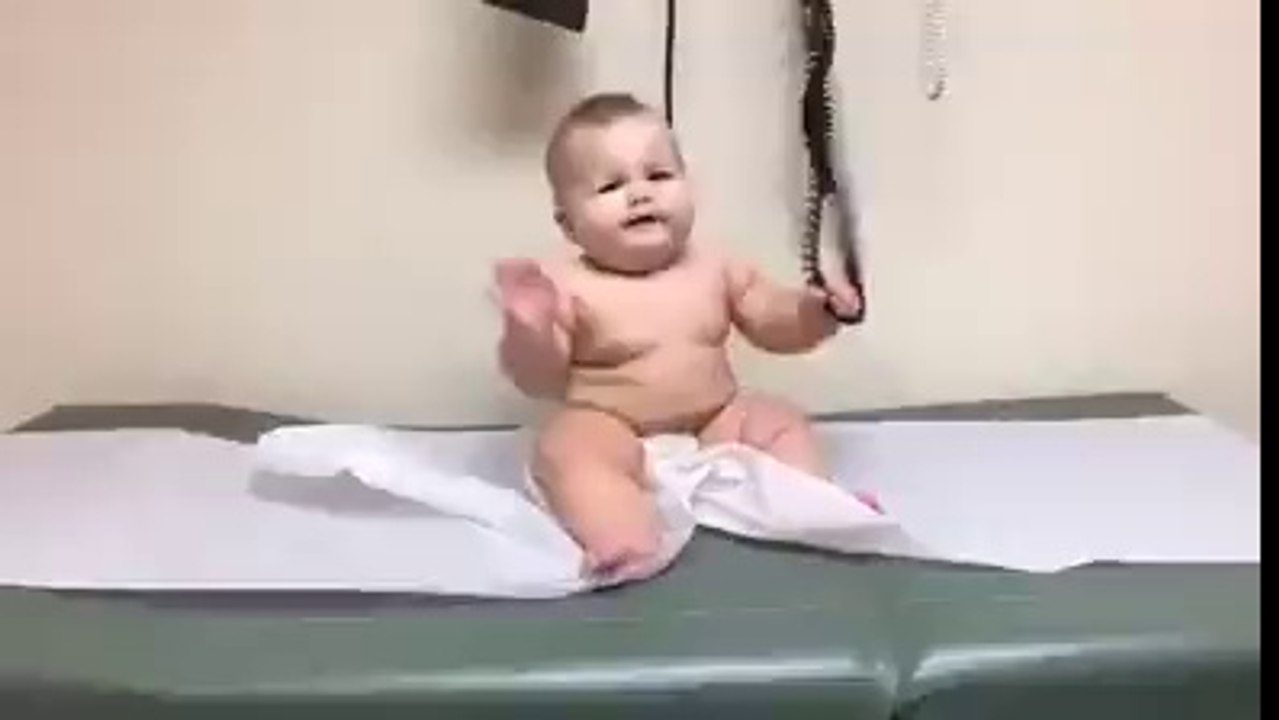 Funny Baby Playing