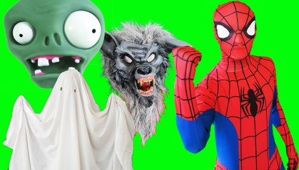 Zombie Ghost & Werewolf vs Spiderman - in Real Life Superhero Movie! (1080p 60fps)