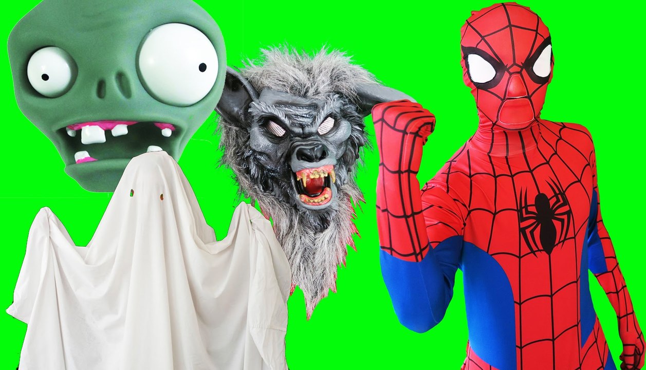 Zombie Ghost & Werewolf vs Spiderman - in Real Life Superhero Movie! (1080p 60fps)