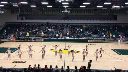 Cal Poly Pomona Cheer Halftime Performance 1/10/2015