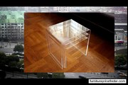 Top Stage AC-TB1 Clear Acrylic Nesting Table Coffee End Table 3pc Lucite Side Table Set
