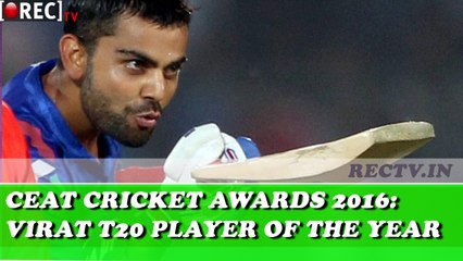 Virat Kohli named T20 Player of the Year