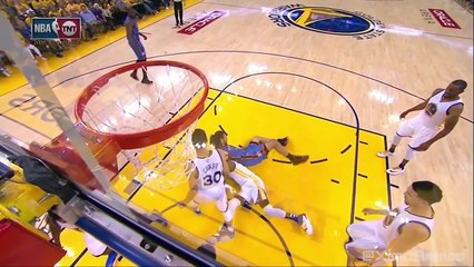 Draymond Green Takes Down Steven Adams  Thunder vs Warriors  Game 7  May 30, 2016  NBA Playoffs