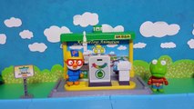 뽀로로와 크롱 타요 주유소 놀이 장난감 애니메이션 Pororo Gas station Toys Animation!.mp4