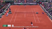 Richard Gasquet insulte le public de roland-garros