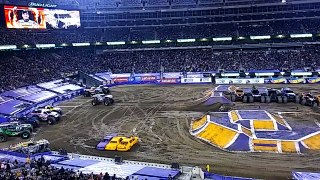 Monster Jam Max-D jumps SIX trucks. 4/23/16