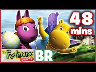 Скачать видео: Os Backyardigans Desenho Animado - O Conto Dos Bravos Cavaleiros -  Episódios Para Crianças