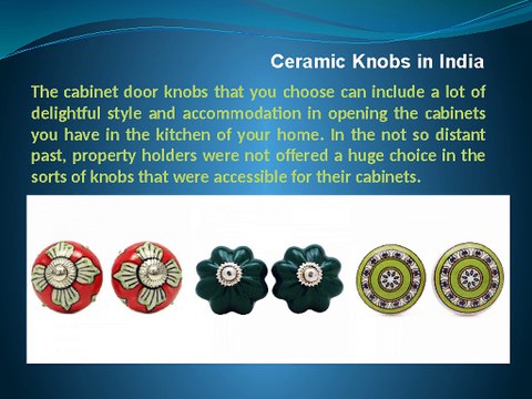Great Ceramic Knobs India Manufacturers