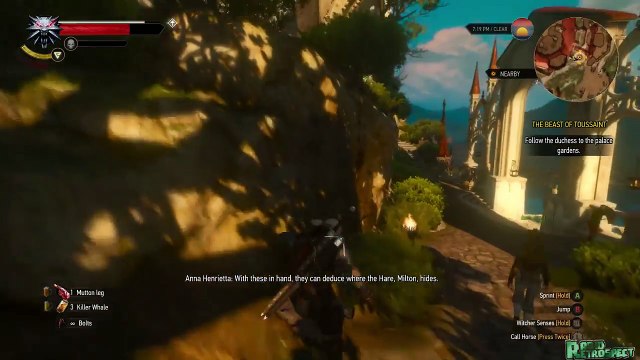 The Witcher 3 Blood and Wine Gameplay Walkthrough Part 3 1080p No Commentary FULL GAME