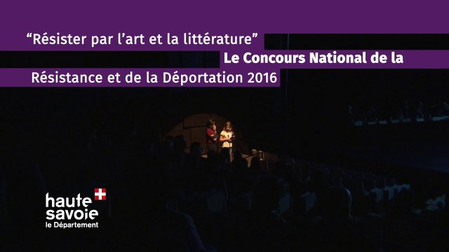 Remise des prix du Concours National de la Résistance et de la Déportation, le 28 mai 2016.