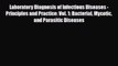 [PDF] Laboratory Diagnosis of Infectious Diseases - Principles and Practice: Vol. 1: Bacterial
