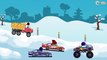 Cars Cartoons for children. Racing Cars and Excavator. Nasty Snow Avalanche. Funny Cars for kids