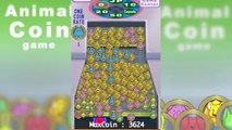 Coin pusher machine app Japanese arcade game style 