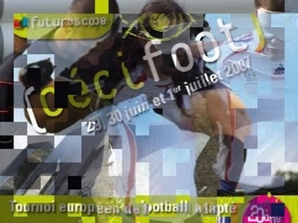 Tournoi Cécifoot au Futuroscope