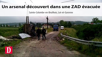 Un arsenal découvert dans la ZAD évacuée à Agen