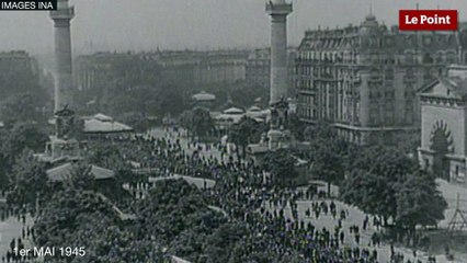 "1er mai retrouvé" : la CGT défile à Paris en 1945