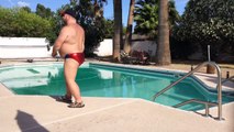 Big Bear dancing poolside to JT's hot new summer jam!...