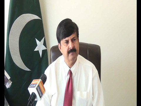 Capt (R) Atta Muhammad Khan Executive Director Alhamra Arts Council Lhr talked with Shakeel Anjum Chief Editor Click (2)