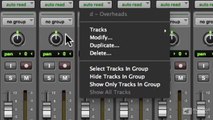 Pro Tools 10 113 : Pro Mixing Techniques - 15 Modifying a Group