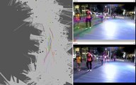 moving pedestrian detection and tracking in crowded environment