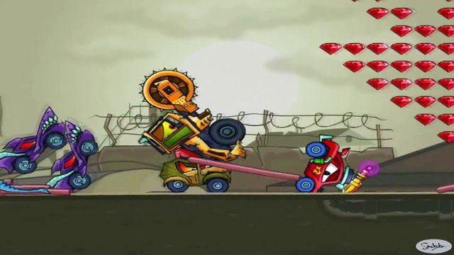 Мультики про машинки. Гоночная машина против Армии Монстров. Трек с препятствиями. Тики Таки Машинки