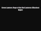 PDF Green Lantern: Rage of the Red Lanterns (Blackest Night) PDF Book Free