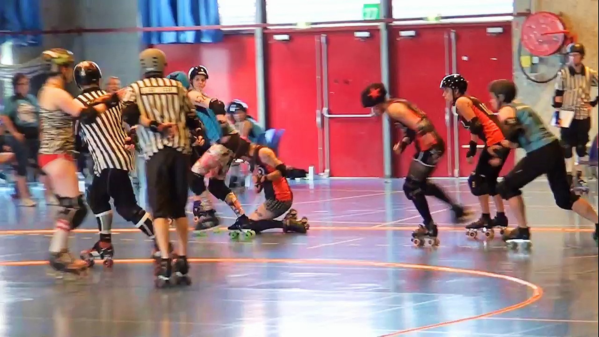 Red Valentines, Rollers derby, à Valence le 7 mai 2016. - Vidéo Dailymotion