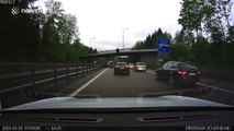 Tesla Model S adaptive cruise control crashes into Van