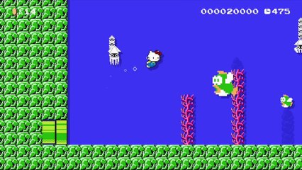 Super Mario Maker – 'Hello Kitty & My Melody' Gameplay (Official Trailer)