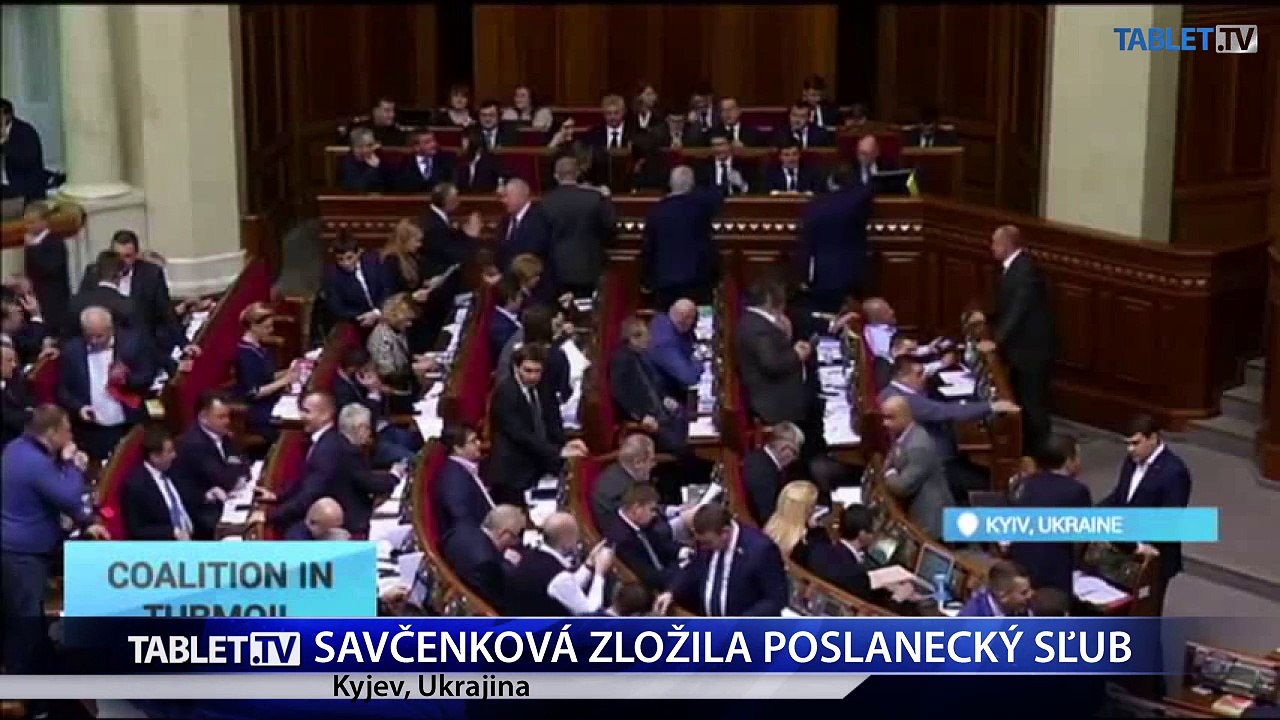 Ruskom omilostená Savčenková zložila poslanecký sľub