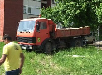Sanacija betonskih staza u Boru, 31. maj 2016. (RTV Bor)