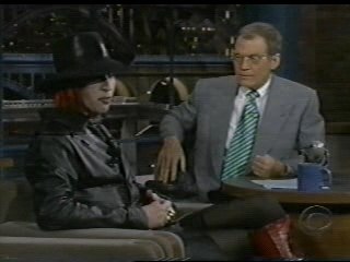 Marilyn manson on david letterman show