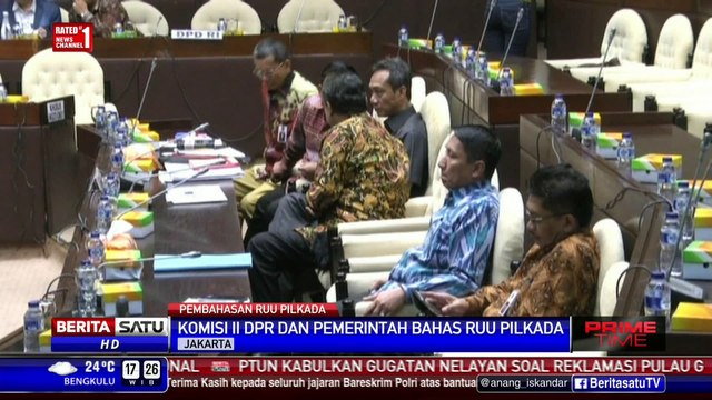 Pembahasan RUU Pilkada di DPR Alot
