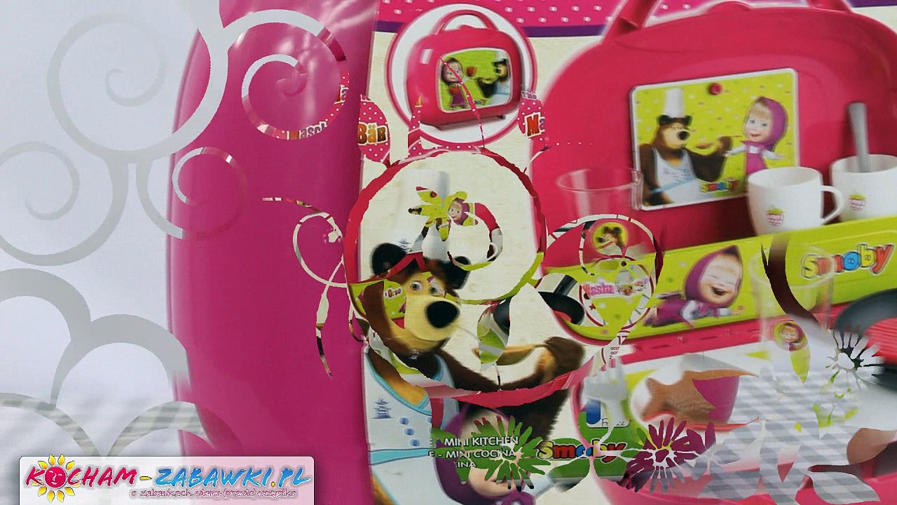 Smoby - Masza i Niedźwiedź - Mini Kuchnia w Walizce - 310601 - Recenzja