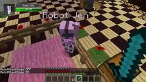 PopularMMOs Minecraft  ROBOT GIRLFRIEND MOD ROBOT GAMINGWITHJEN IS BORN! Mod Showcase