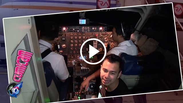 Raffi di Kokpit Jet Pribadi Lady Diana - Cumicam 31 Mei 2016