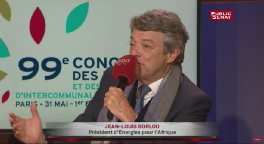 Électrification de l'Afrique : Jean-Louis Borloo fait « un grand appel » à  la France - Vidéo Dailymotion