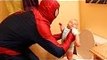 Disney | SPIDERMAN BABYSITTING Episodes 1-4 Spider-Man Babysitter Fail Funny Potty + Kids Prank