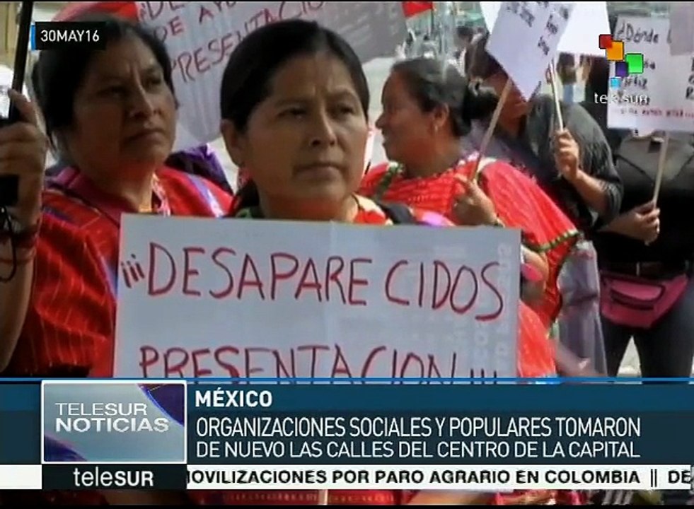 México: exigen a autoridades esclarecer las desapariciones forzadas