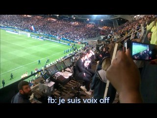 Grégoire Margotton son premier match avec TF1 et lizarazu 2016