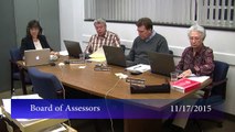 Board of Assessors, November 17, 2015