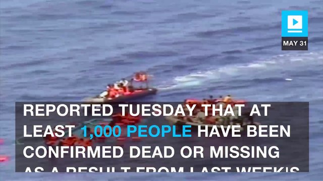 Report: At least 1,000 dead or missing from Mediterranean shipwrecks